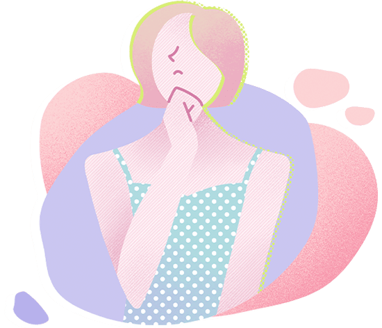 腟カンジダは自然治癒する？放置のリスクは？_女性イラスト01