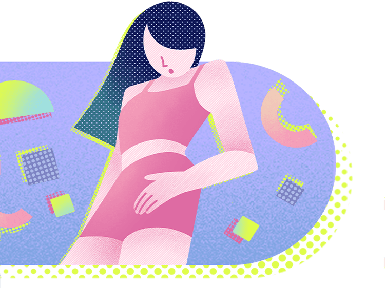 デリケートエリアのトラブルについて_女性イラスト01