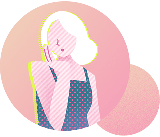 膣カンジダってなに_女性イラスト