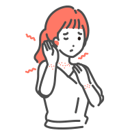 アクセサリー・金属かぶれ