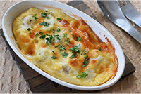 長芋のふわふわグラタン