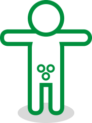 兎のフンのような便が少ししか出ない